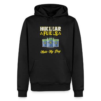 Nuclear Fuels Make My Day - Nuclear Engineering - Männer Premium Bio Hoodie - Schwarz - Vorne - Nico (187cm)