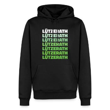 Lützerath Demo Umweltaktivst Geschenk - Männer Premium Bio Hoodie - Schwarz - Vorne - Nico (187cm)