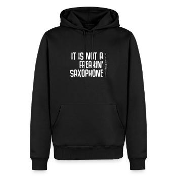Clarinet Player Orchestra Musicians - Men’s Premium Organic Hoodie - black - Front - Nico (187cm)
