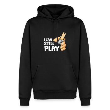 Clarinet Player Orchestra Musicians - Men’s Premium Organic Hoodie - black - Front - Nico (187cm)