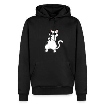 Clarinet Player Orchestra Musicians - Men’s Premium Organic Hoodie - black - Front - Nico (187cm)