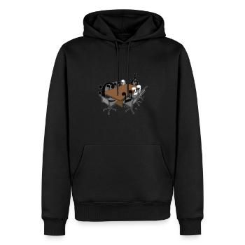 Clarinet Player Orchestra Musicians - Men’s Premium Organic Hoodie - black - Front - Nico (187cm)