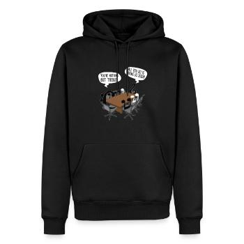Klarinette Player Orchestra Musiker - Männer Premium Bio Hoodie - Schwarz - Vorne - Nico (187cm)