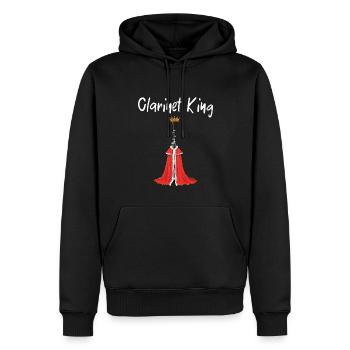 Clarinet Player Orchestra Musicians - Men’s Premium Organic Hoodie - black - Front - Nico (187cm)