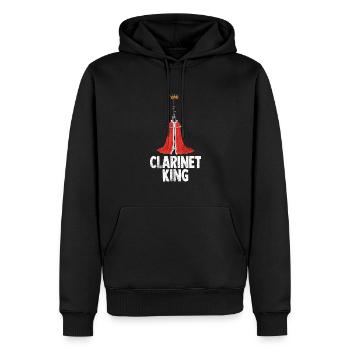 Klarinette Player Orchestra Musiker - Männer Premium Bio Hoodie - Schwarz - Vorne - Nico (187cm)
