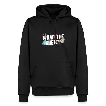 Muscheln sammeln - Männer Premium Bio Hoodie - Schwarz - Vorne - Nico (187cm)