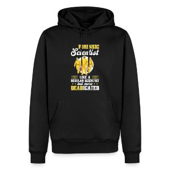 Les médecins légistes sont plus MORTicés - Forensics - Sweat à capuche Premium bio Homme - noir - Devant - Nico (187cm)