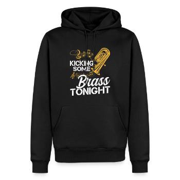 Kicking Some Brass Tonight - Euphonium - Männer Premium Bio Hoodie - Schwarz - Vorne - Nico (187cm)