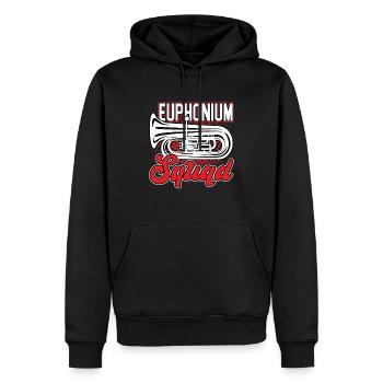 Euphonium Squad - Euphonium ist - Sweat à capuche Premium bio Homme - noir - Devant - Nico (187cm)