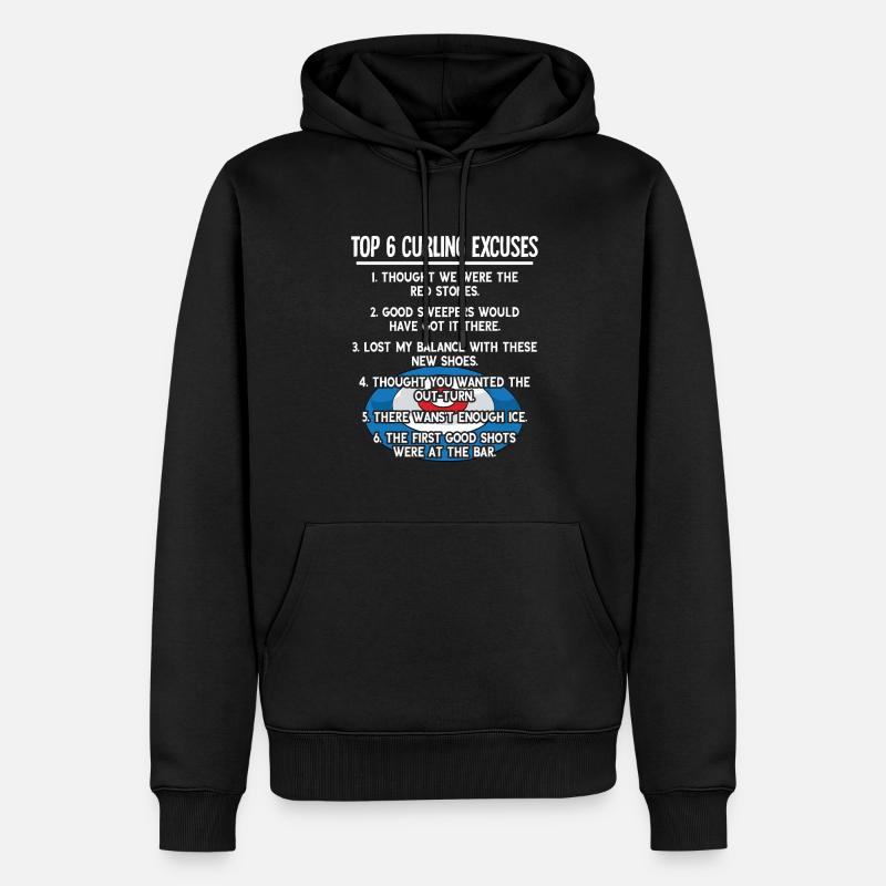 Locken - Männer Premium Bio Hoodie - Schwarz