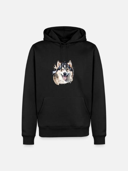 Alaskan Malamute - Men’s Premium Organic Hoodie - black