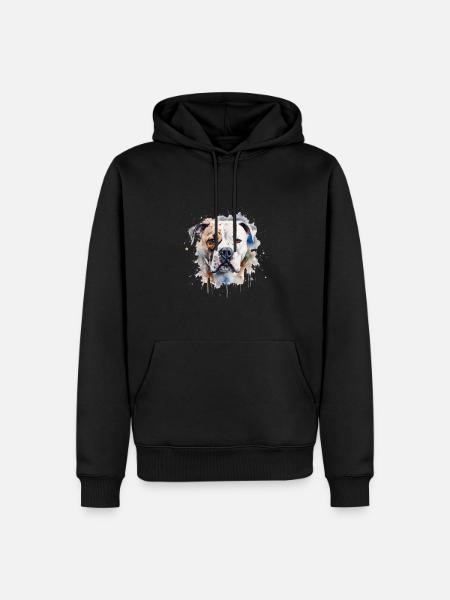 American Bulldog - Men’s Premium Organic Hoodie - black