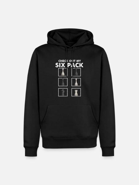 Schach Schachspieler - Männer Premium Bio Hoodie - Schwarz