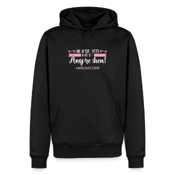 Jugendweihe 2024 Mädchen Junge - Männer Premium Bio Hoodie - Schwarz - Vorne - Nico (187cm)