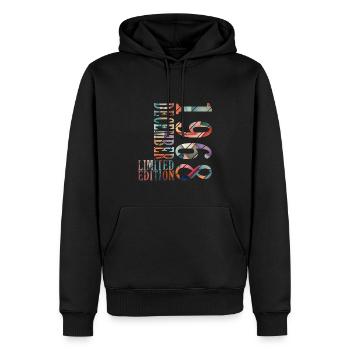 55th birthday born December 1968 Original 196 - Men’s Premium Organic Hoodie - black - Front - Nico (187cm)
