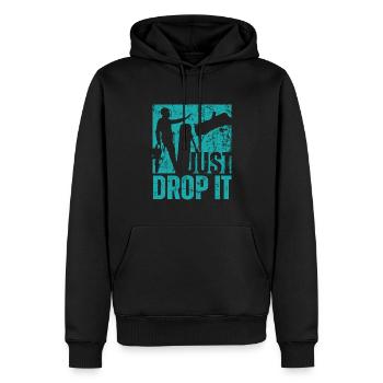 Holzfäller Kettensäge Arborist - Männer Premium Bio Hoodie - Schwarz - Vorne - Nico (187cm)