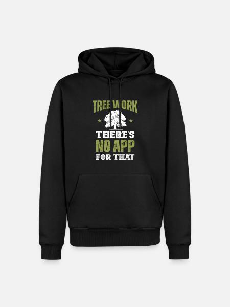 Lumberjack Chainsaw Arborist - Men’s Premium Organic Hoodie - black