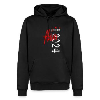 Abitur 2024 - Männer Premium Bio Hoodie - Schwarz - Vorne - Nico (187cm)