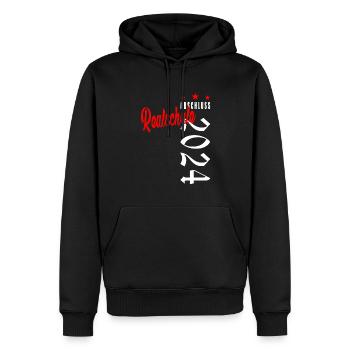 Abschluss 2024 Realschule - Männer Premium Bio Hoodie - Schwarz - Vorne - Nico (187cm)