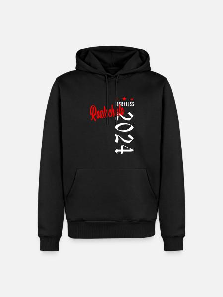 Abschluss 2024 Realschule - Männer Premium Bio Hoodie - Schwarz