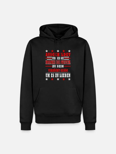 Krankenschwester Spruch - Männer Premium Bio Hoodie - Schwarz