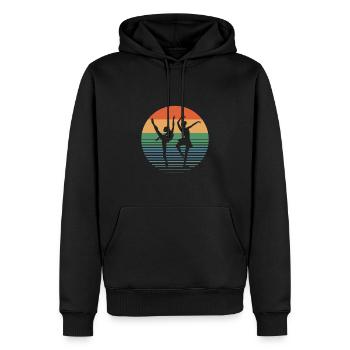 Ballet Ballerina - Männer Premium Bio Hoodie - Schwarz - Vorne - Nico (187cm)