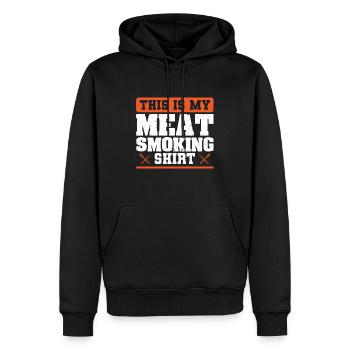 Lustiges BBQ Grillen Griller Smoker - Männer Premium Bio Hoodie - Schwarz - Vorne - Nico (187cm)