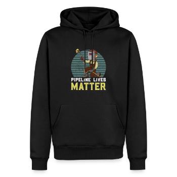 Welder Welding Welding Retro - Men’s Premium Organic Hoodie - black - Front - Nico (187cm)