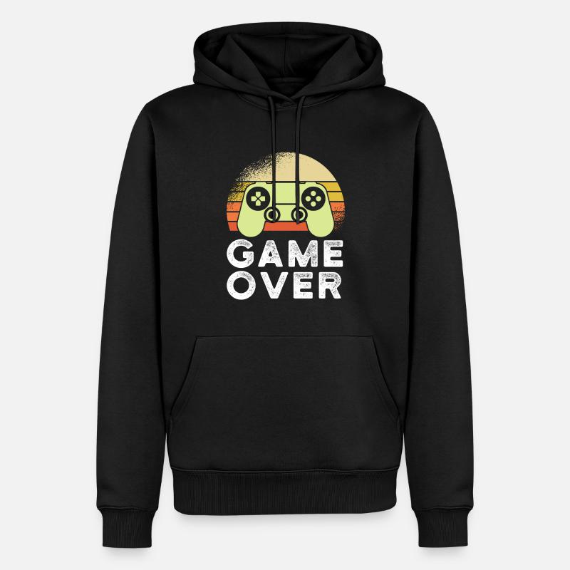 Fin du jeu - Sweat à capuche Premium bio Homme - noir