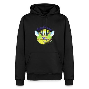 Fee zaubern Zauberstab Zahnarzt - Männer Premium Bio Hoodie - Schwarz - Vorne - Nico (187cm)