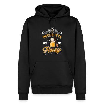 Bienen Imkern Bees Betta Have My Honey für Imker - Männer Premium Bio Hoodie - Schwarz - Vorne - Nico (187cm)