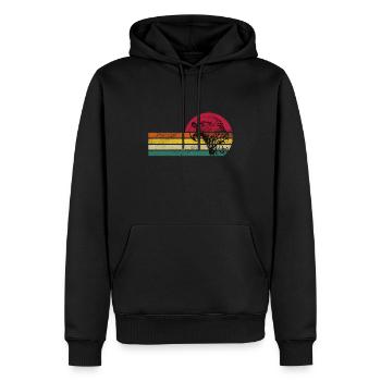 Papagei - Männer Premium Bio Hoodie - Schwarz - Vorne - Nico (187cm)