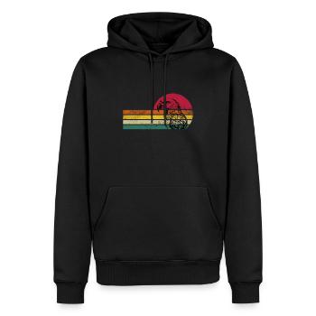 Adlermotiv Adler Weisskopfseeadler Adler - Männer Premium Bio Hoodie - Schwarz - Vorne - Nico (187cm)