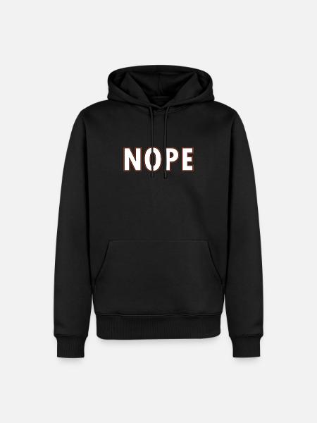 Non - Sweat à capuche Premium bio Homme - noir