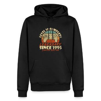 Level 30 Complete 30. Geburtstag Gamer Geschenk - Männer Premium Bio Hoodie - Schwarz - Vorne - Nico (187cm)