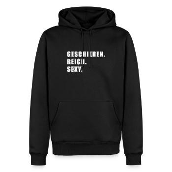 Scheidung Party Scheidungsparty geschieden - Männer Premium Bio Hoodie - Schwarz - Vorne - Nico (187cm)