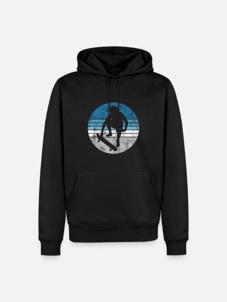 Skateboarder Skateboard Skater Skate Skateing - Men’s Premium Organic Hoodie - black