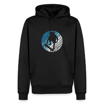 Skateboarder Skateboard Skater Skate Skateing - Männer Premium Bio Hoodie - Schwarz - Vorne - Nico (187cm)