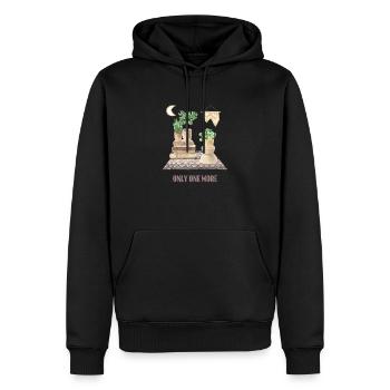 Nur Noch Eine Pflanze, Gartenbau Blumengarten - Männer Premium Bio Hoodie - Schwarz - Vorne - Nico (187cm)
