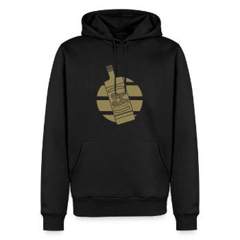 Whisky Uisge Beatha Gälisch Schottland Retro - Männer Premium Bio Hoodie - Schwarz - Vorne - Nico (187cm)