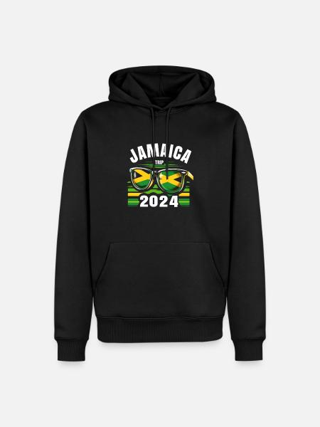 Jamaica Trip 2024 - Männer Premium Bio Hoodie - Schwarz