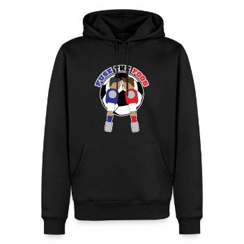 Tischfussball Kicker Foosball Spieler - Männer Premium Bio Hoodie - Schwarz - Vorne - Nico (187cm)