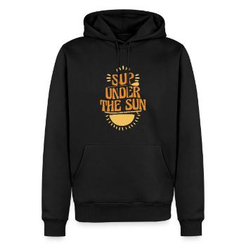 SUP paddle paddle Stand Up Paddle Surf - Sweat à capuche Premium bio Homme - noir - Devant - Nico (187cm)