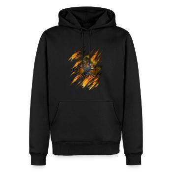 Horse Smith Horseshoe Horsesmith Tools - Men’s Premium Organic Hoodie - black - Front - Nico (187cm)