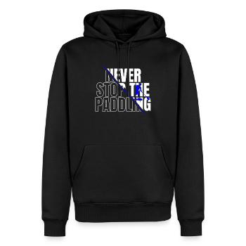 SUP paddle paddle Stand Up Paddle Surf - Sweat à capuche Premium bio Homme - noir - Devant - Nico (187cm)
