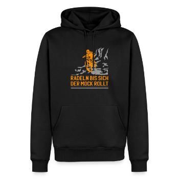 Mountainbiker Mountain Bikes BMX MTB Mountainbike - Männer Premium Bio Hoodie - Schwarz - Vorne - Nico (187cm)