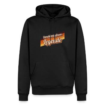 Makler Geburtstag als Legende geboren - Männer Premium Bio Hoodie - Schwarz - Vorne - Nico (187cm)