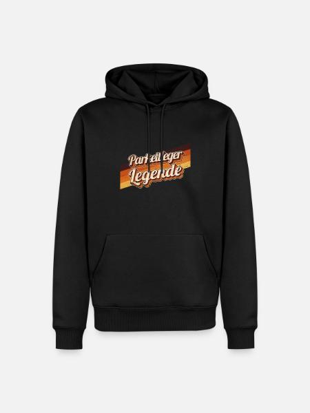 Bodenleger Geburtstag als Legende geboren - Männer Premium Bio Hoodie - Schwarz