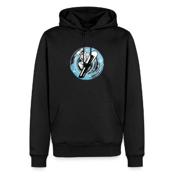 Snowboards Snowboarding Snowboarder Snowboard - Männer Premium Bio Hoodie - Schwarz - Vorne - Nico (187cm)