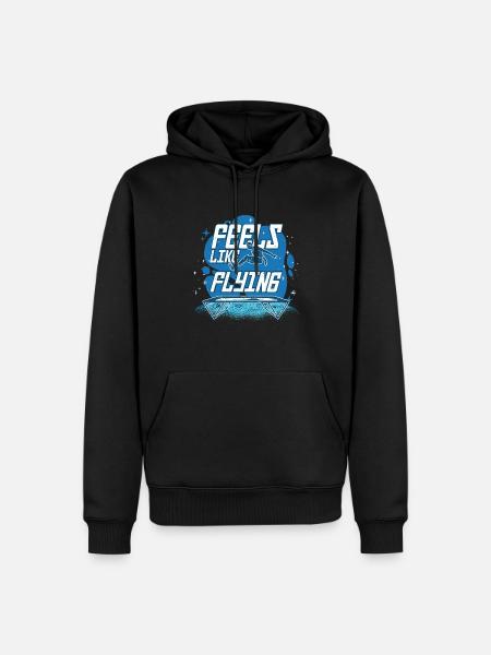 Trampolin Gymnastik Fitness-Turner Turnsport - Männer Premium Bio Hoodie - Schwarz